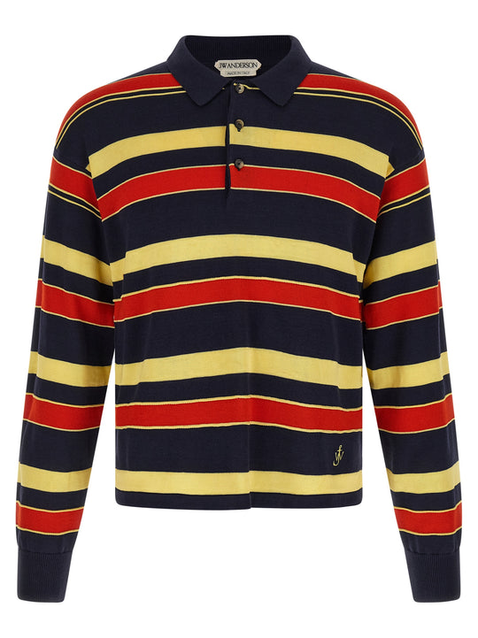 Knitted Shirt Polo Multicolor