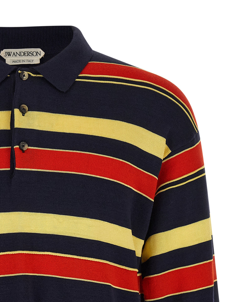 J.W. Anderson Knitted  Shirt Polo - Multicolor | c91c51b940d60546027a08639ecb33c78a8d5422