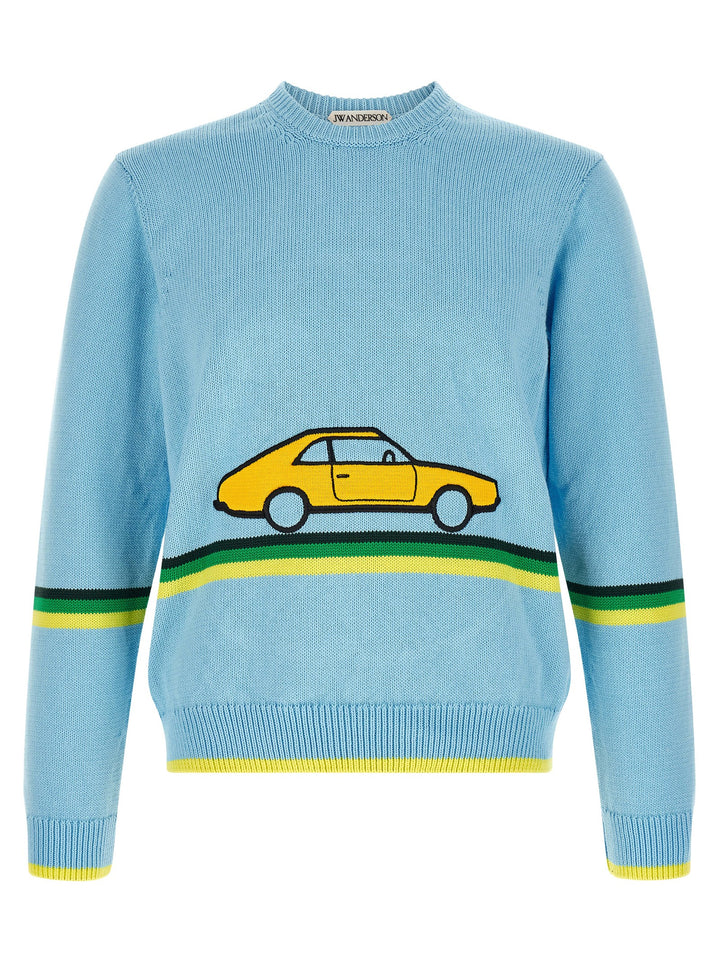 J.W. Anderson Car Sweaters and Cardigans - Light Blue | dcebe4a3d9f9097147cfc825e5de671b9474345d
