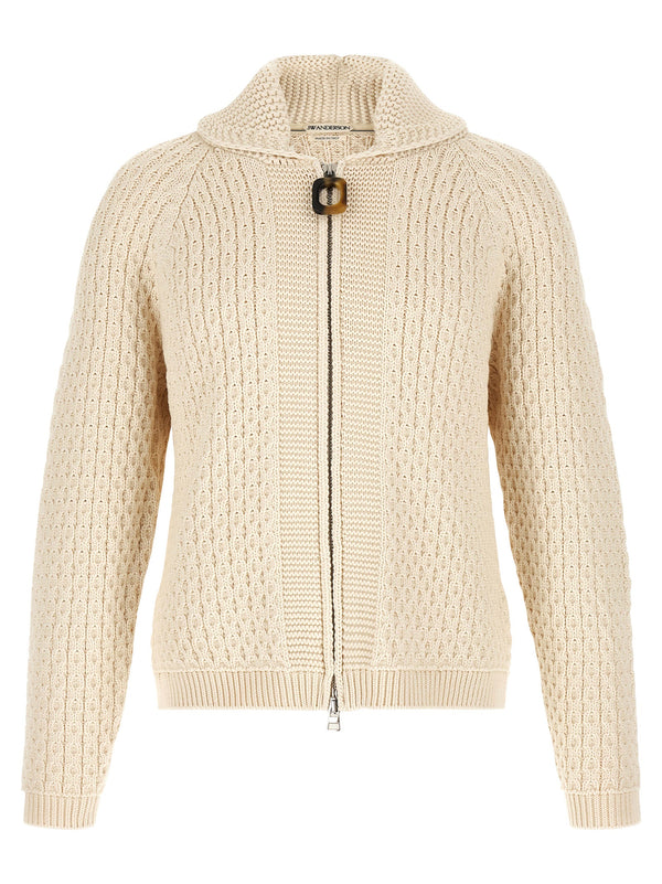 Cable Sweaters And Cardigans White
