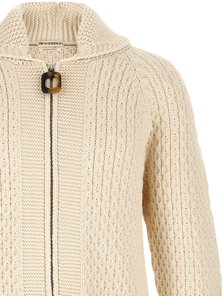 J.W. Anderson Cable Sweaters and Cardigans - White | 2dcef0d9a863a79921cba14ddcc72bce7cba8ecb