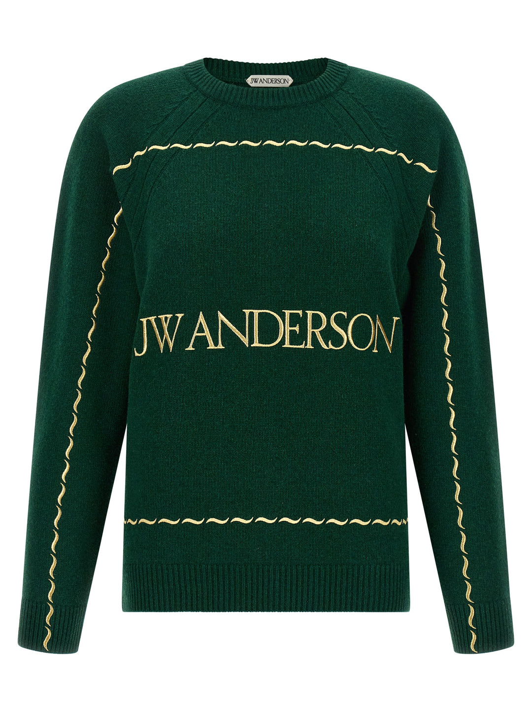 J.W. Anderson Logo Embroidery Sweater Sweaters and Cardigans - Green | d9175e66ec9870a6110d11c82197f0cc3a38bc2c