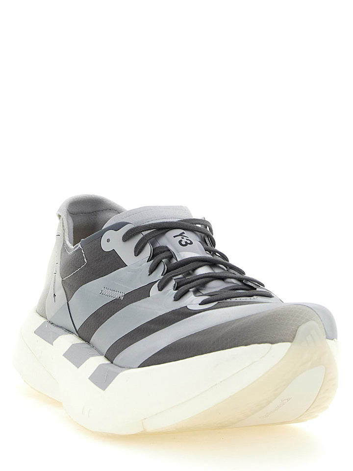 Y-3 Adios Pro 4 Sneakers - Gray | 9a793ef5f3f1aaa663acf1d4199f09c26fd5a67d
