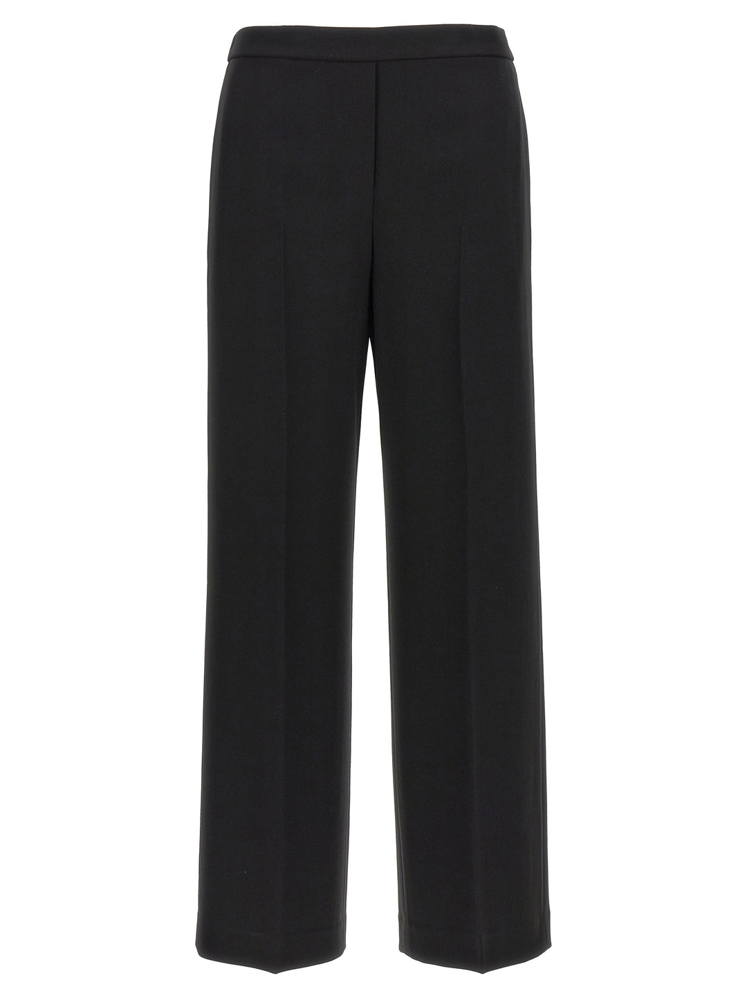 Wide Pull On Pants Black