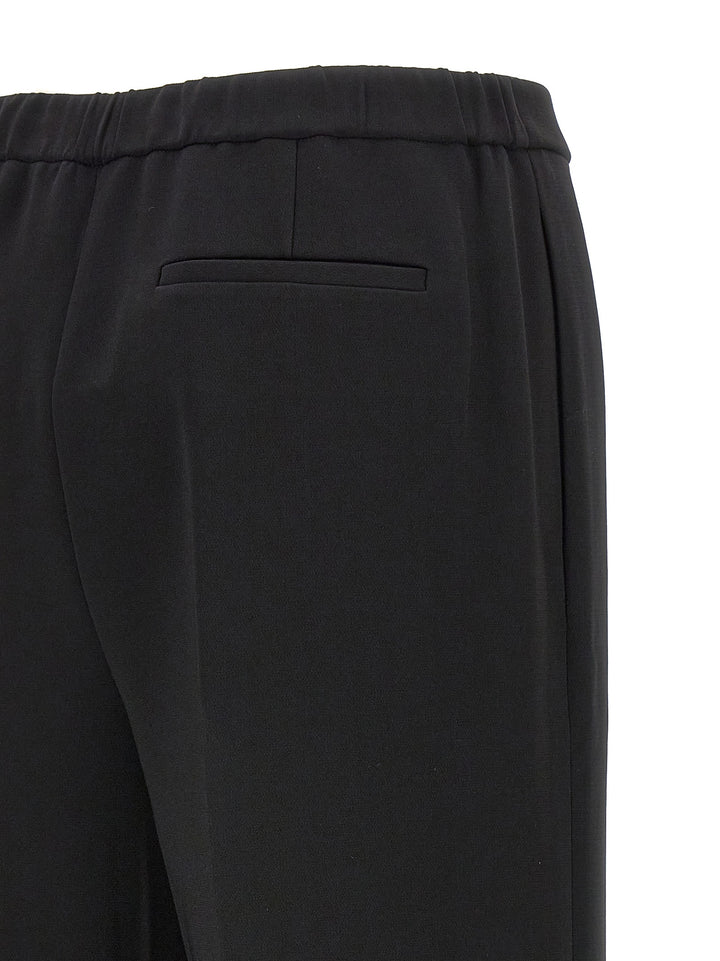 Wide Pull On Pants Black