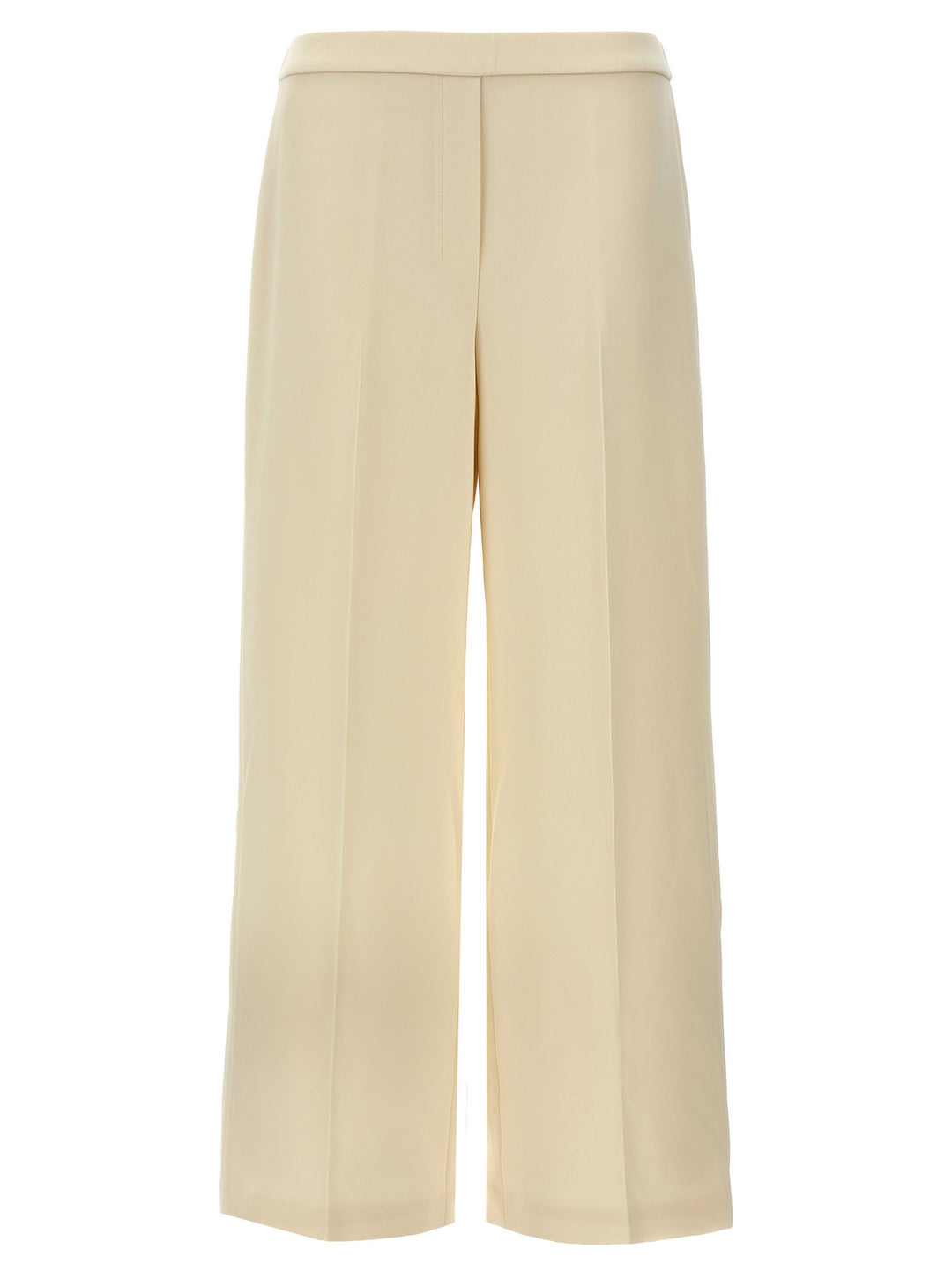 Wide Pull On Pants White