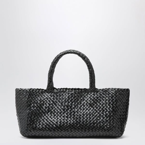 Rio Bag In Woven Black Leather