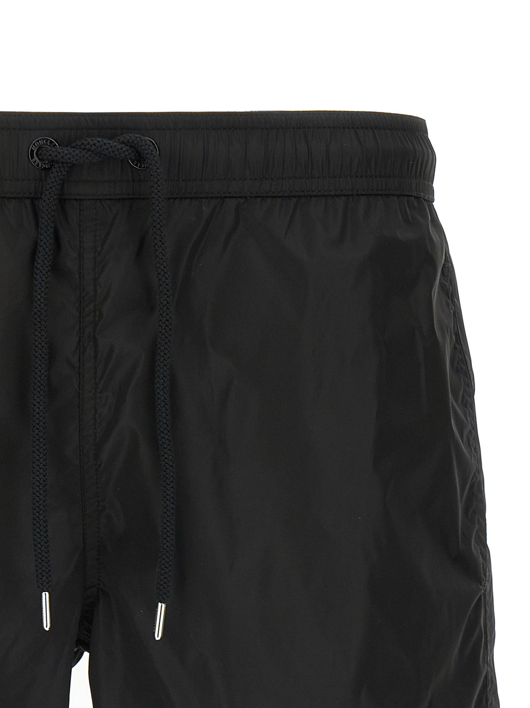 Moncler Logo Patch Swim Shorts Beachwear - Black | f8d5c30d7f677094c101cdf9dddd24c01f2f0baa