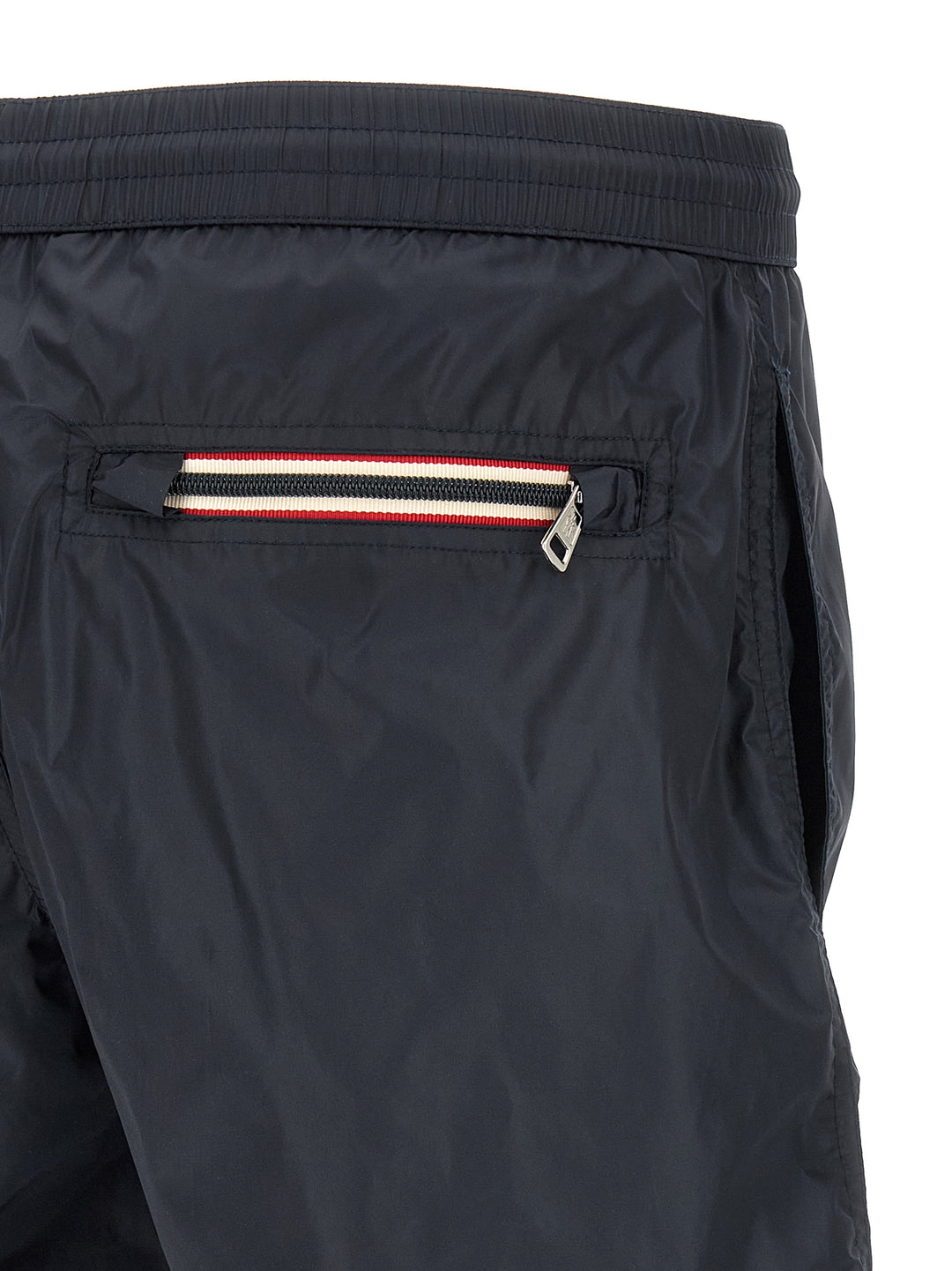 Moncler Tricolor Logo Patch Swimsuit Beachwear - Blue | bf88ddba0d4c36eca125285767d7bf89fa8d6a9c