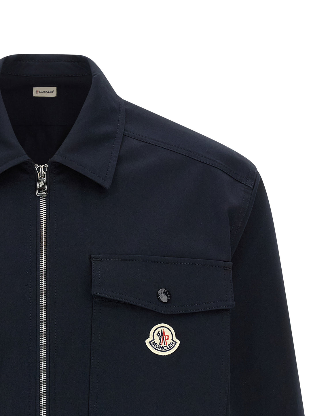 Moncler Shirt Jacket Puffer Jackets - Blue | 6ab445182606cf56c3df274a0188d0578ccffcc4