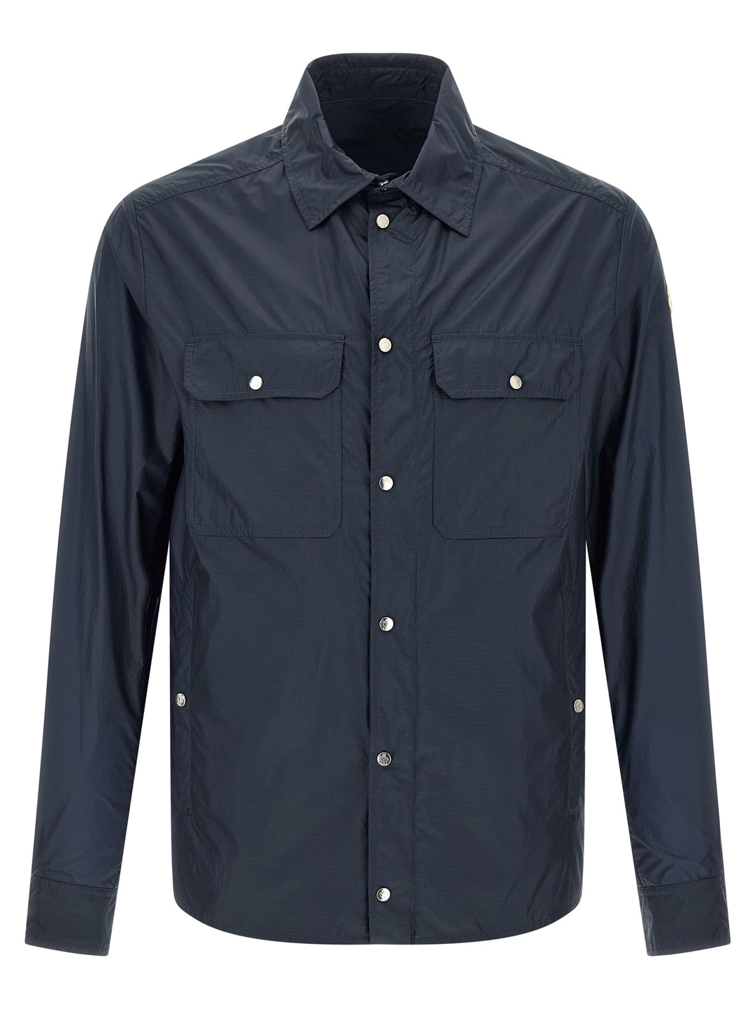 Moncler Ripstop Shirt Shirt and Blouse - Blue | a6f522feee009d26c26ec1dd8b89a2005155d3c9