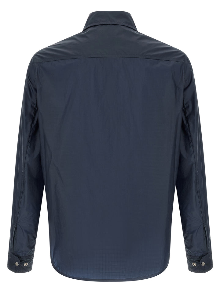 Moncler Ripstop Shirt Shirt and Blouse - Blue | 89d931395ade36a068cd9e89ee5a0368a1151f83