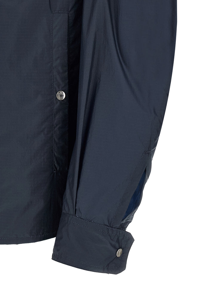 Moncler Ripstop Shirt Shirt and Blouse - Blue | 1820242959259f09049bba11440565e135229716