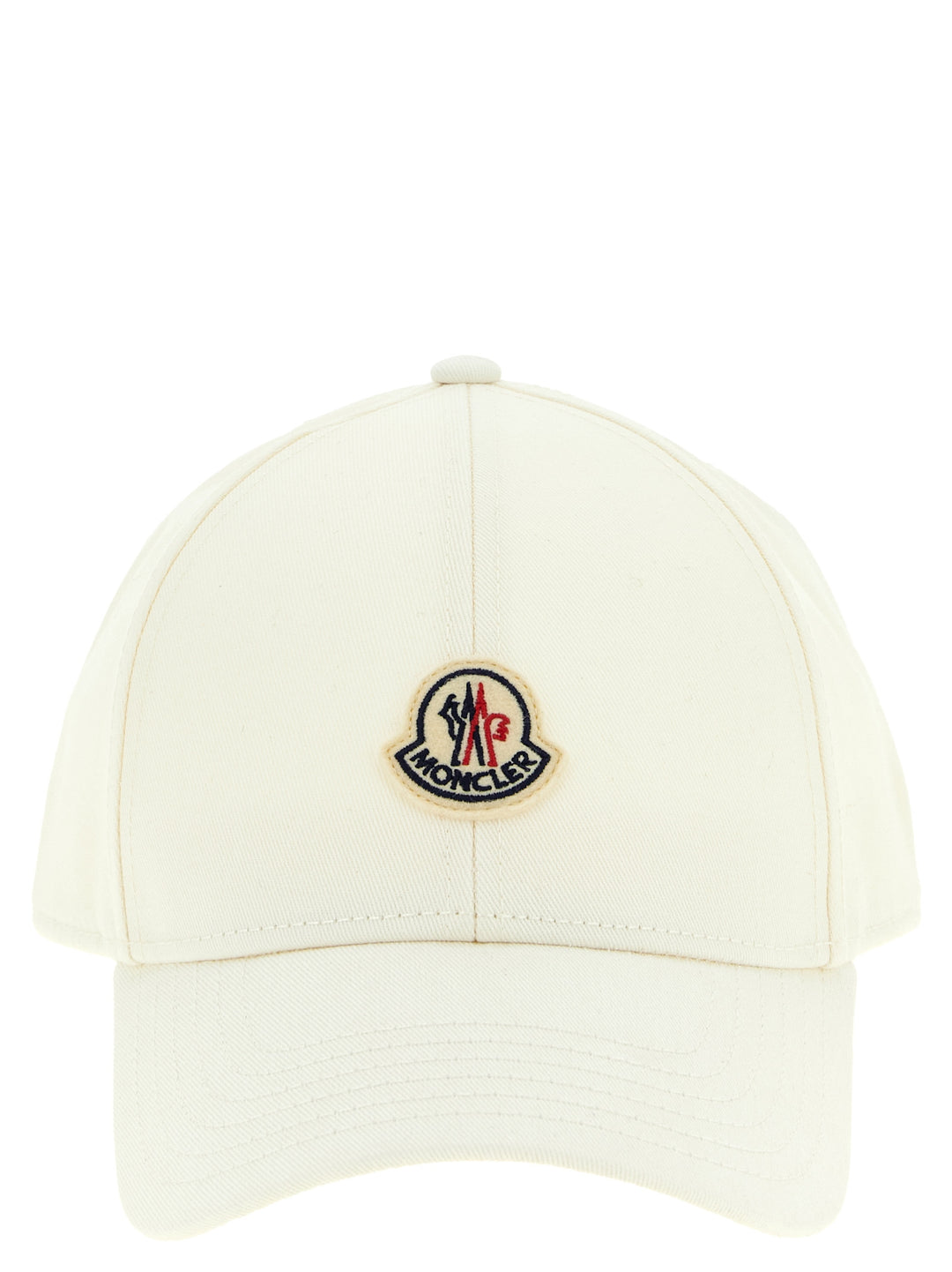 Moncler Logo Patch Cap Hats - White | 8332e051b06890227a2c2f04e255ed0a8eb103b0