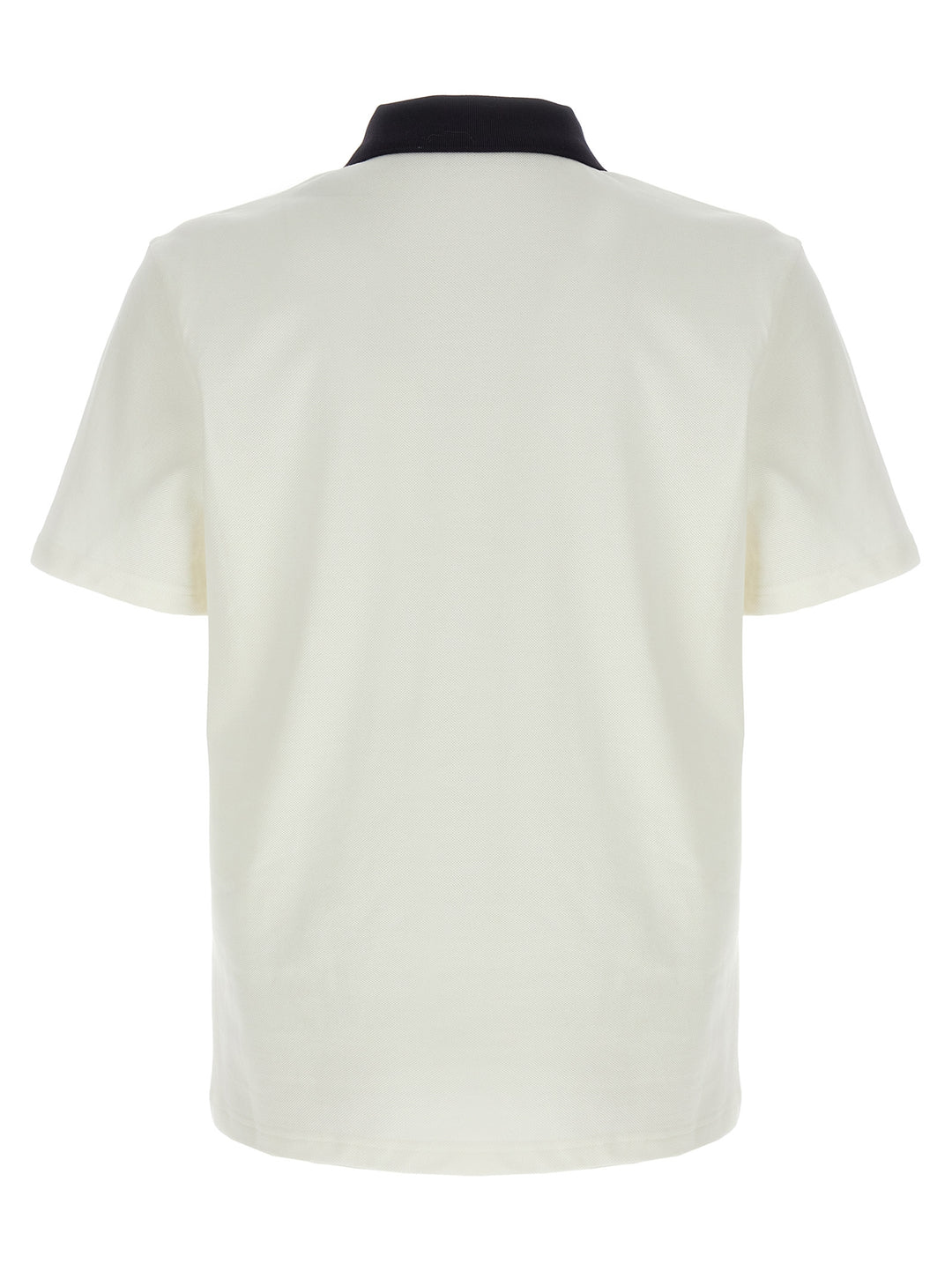 Moncler Logo Embroidery  Shirt Polo - White | b599d982c38136e09fb453901551960f9feb80f3