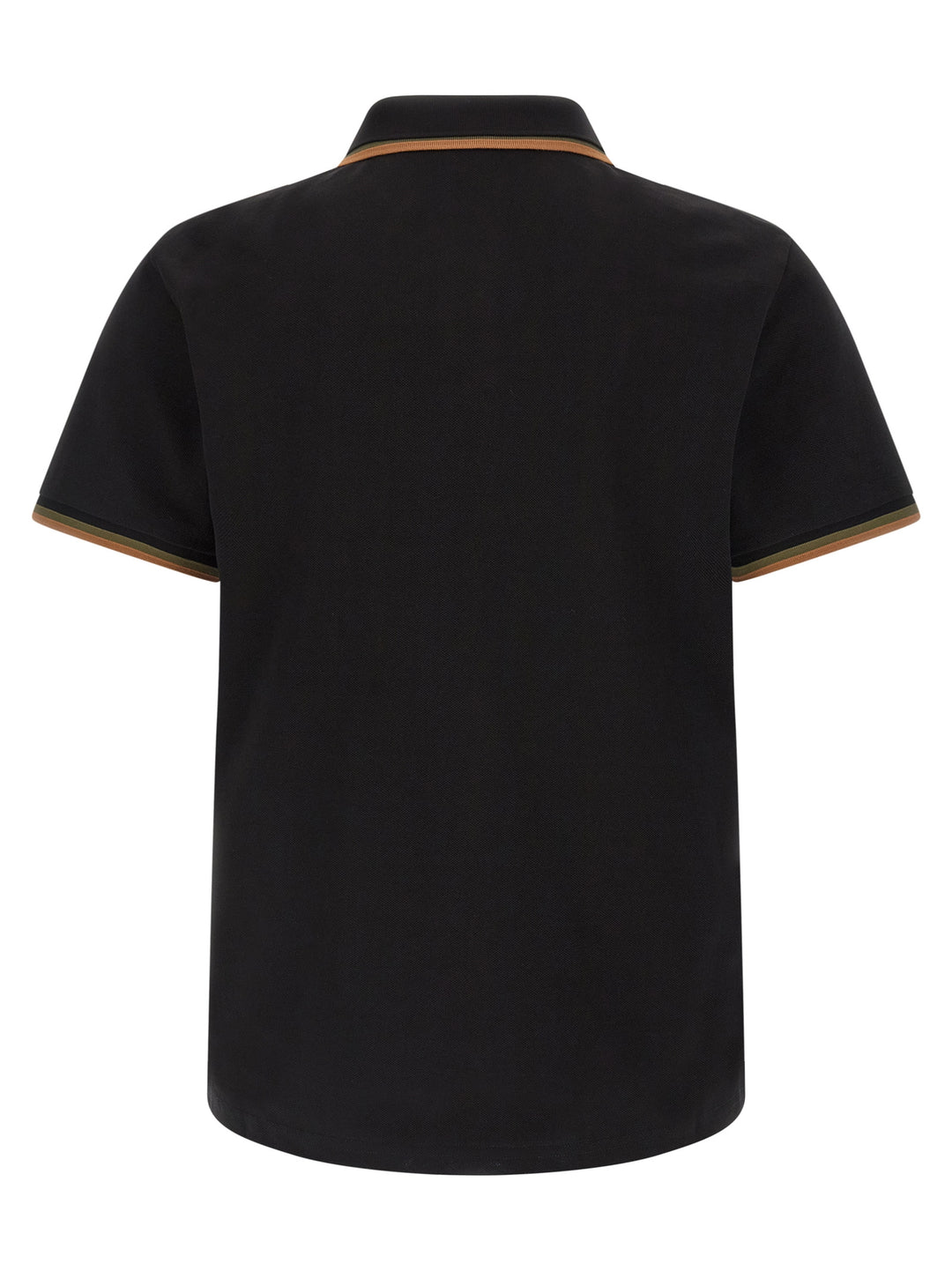 Moncler Double Layer Collar  Shirt Polo - Black | 7a14ae54b9164d598dfc7e167eafd1f9ce0ec801