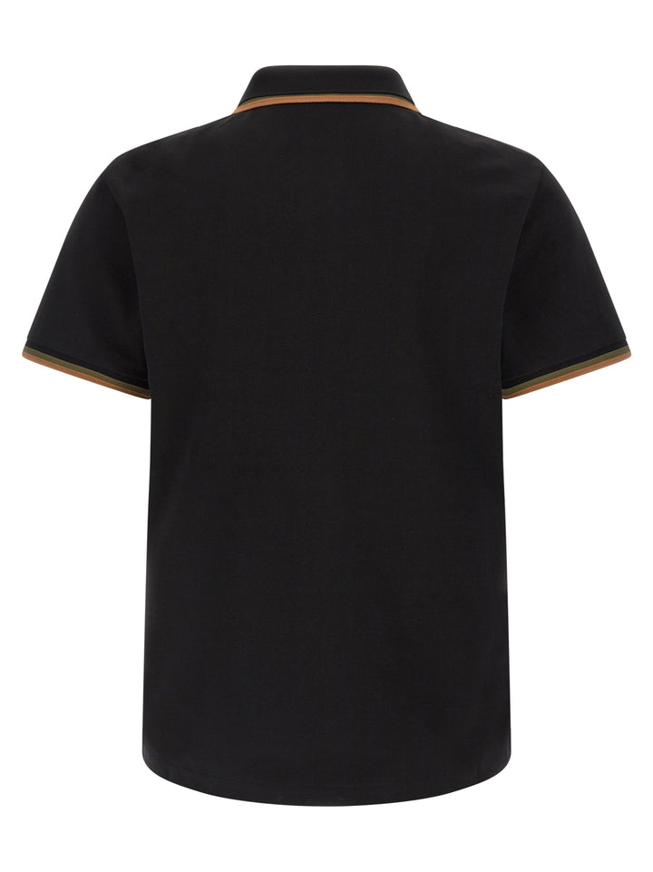 Moncler Double Layer Collar  Shirt Polo - Black | 7a14ae54b9164d598dfc7e167eafd1f9ce0ec801
