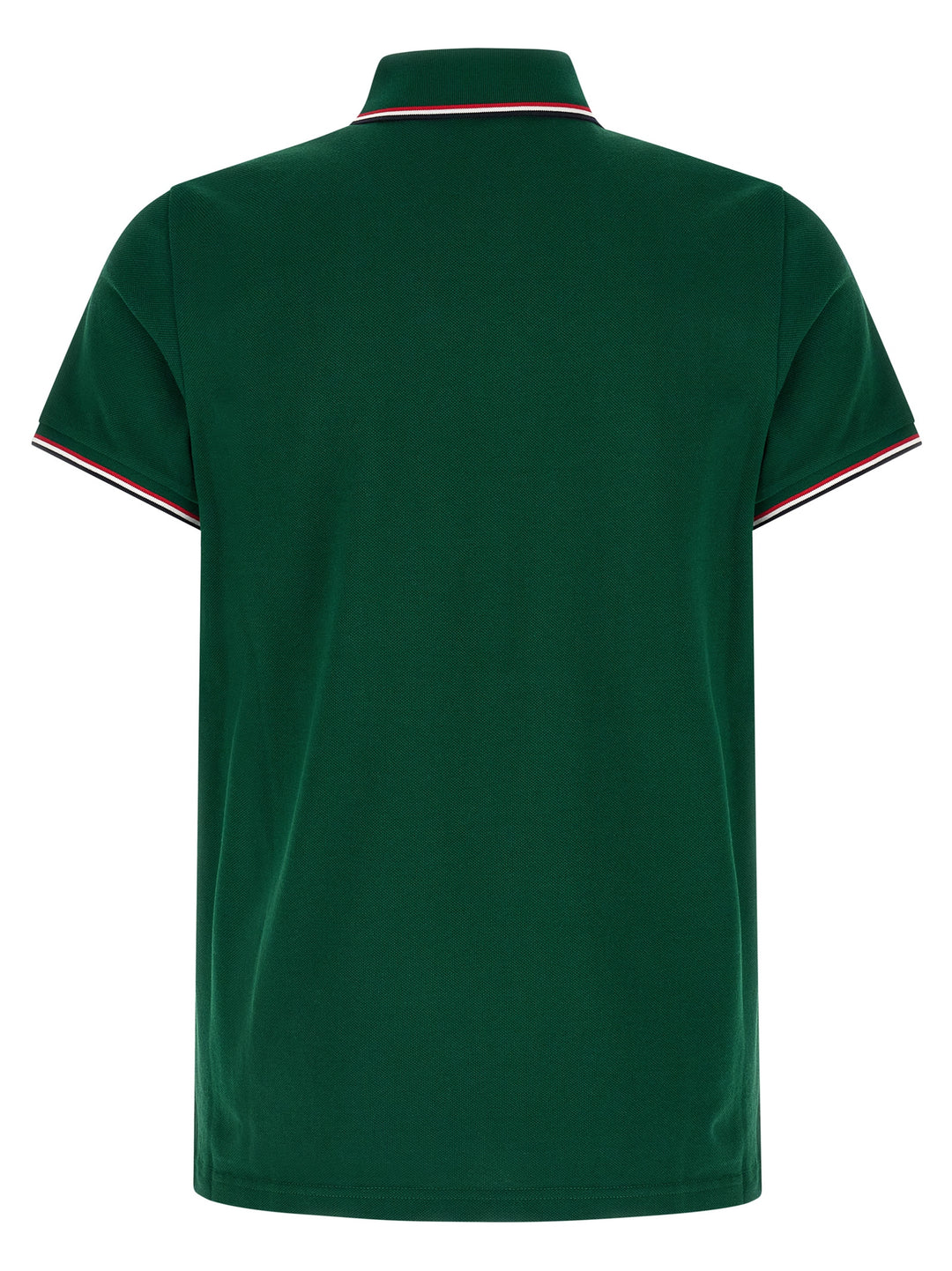 Moncler Tricolor Detail  Shirt Polo - Green | 0bc95cb2398ef4a371adb9cbbe1091c8db9657cb