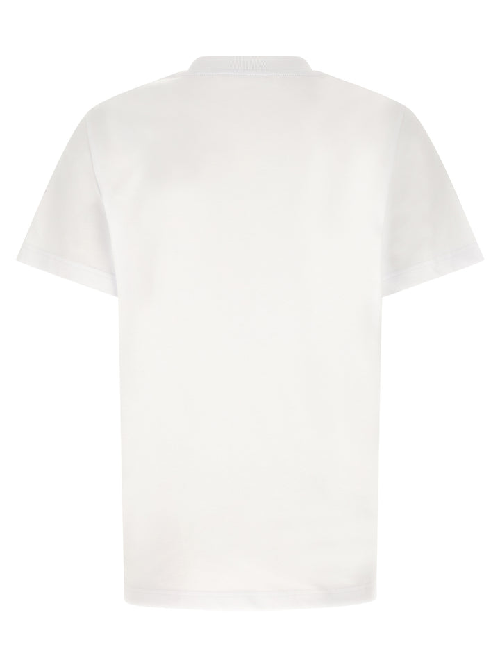 Moncler Embroidery T-shirt - White | ecee30a3cbf541ef5bc4b4b56f4b167982bbd525