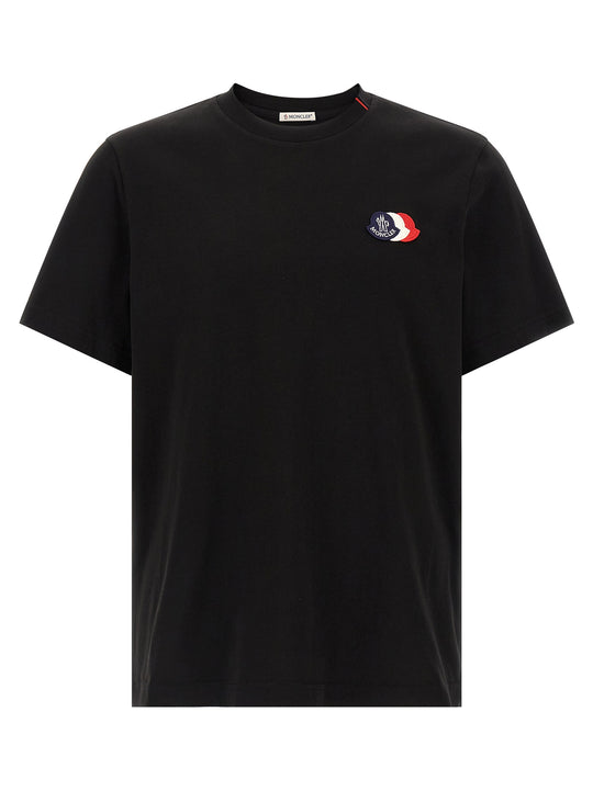 Tricolor Logo Patch T-Shirt Black