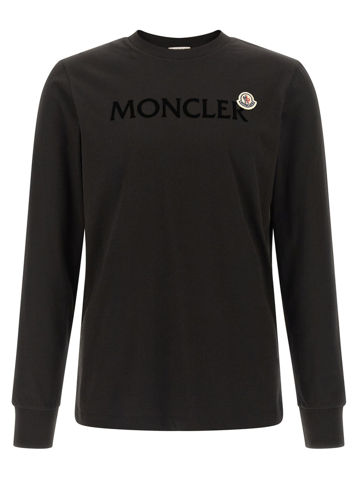 Moncler Long Sleeve T-shirt - Black | afe7901a30ca4d0076eb4282acb61f1f31dbd041
