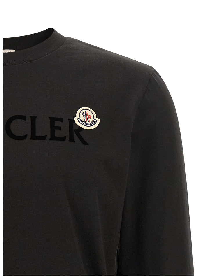 Moncler Long Sleeve T-shirt - Black | f9598df4d53e9fea498e8823831bf0ee22c10a81