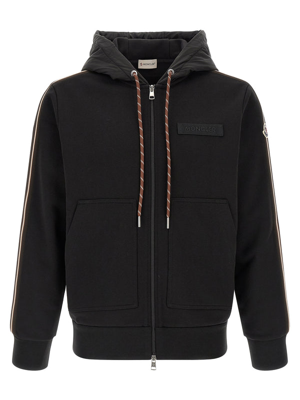 Cotton Hoodie Sweatshirt Black