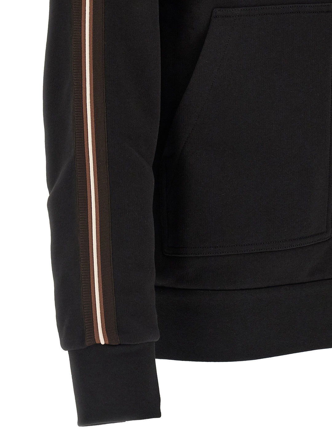 Moncler Cotton Hoodie Sweatshirt - Black | 725f43ea211803ba7af3308410692c113458d83e