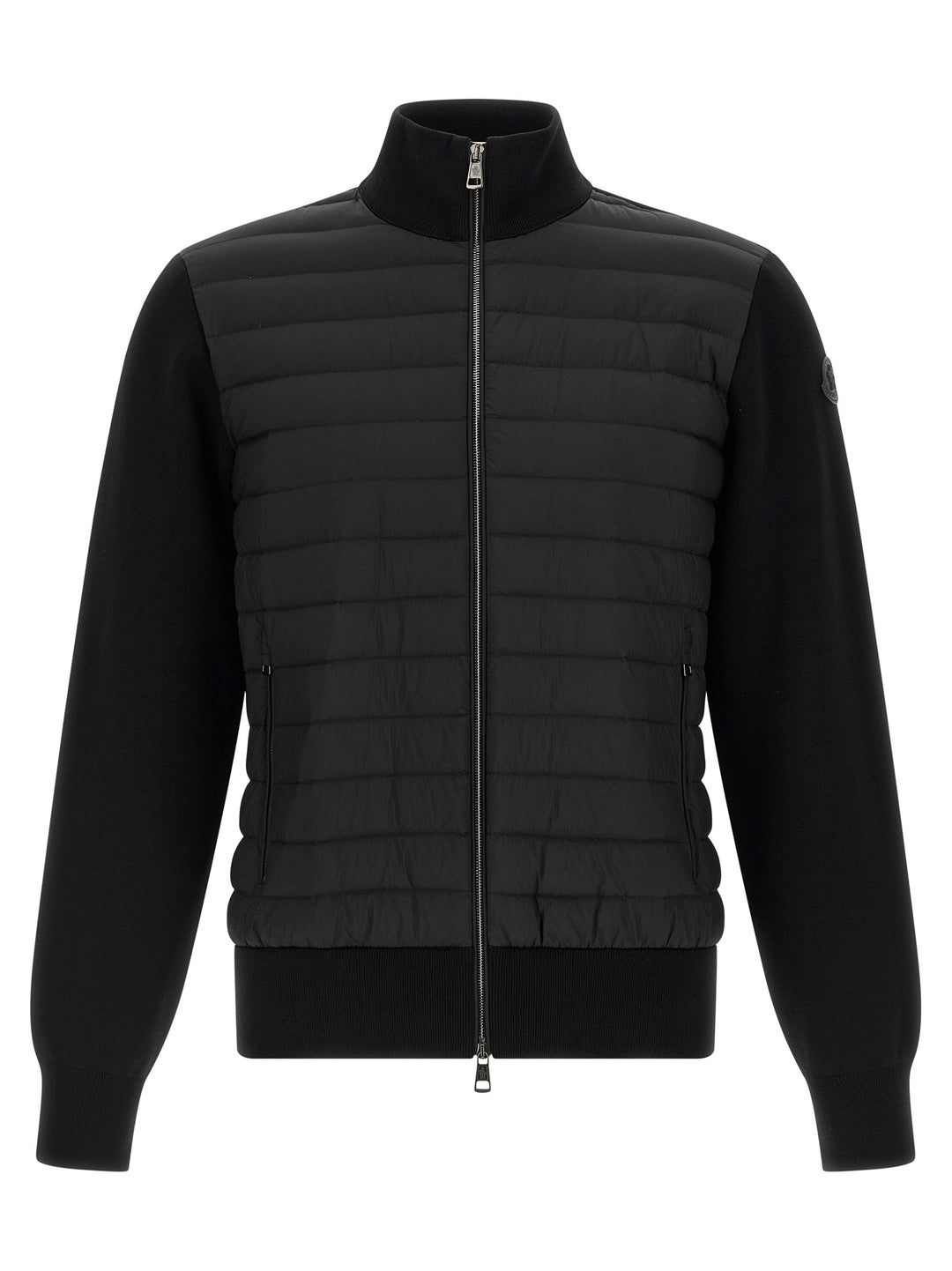 Moncler Padded Cardigan Sweaters and Cardigans - Black | 42468302f5a23fd15d52179d8b96a258dda7313f