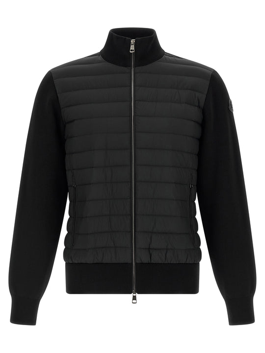 Padded Cardigan Sweaters And Cardigans Black