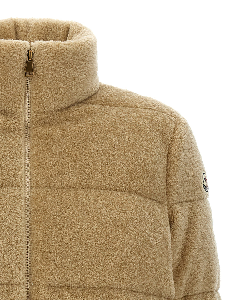 Moncler Cedre Puffer Jackets - Beige | 1885c1994a6420fe41be2bcf47969afcfc45033a