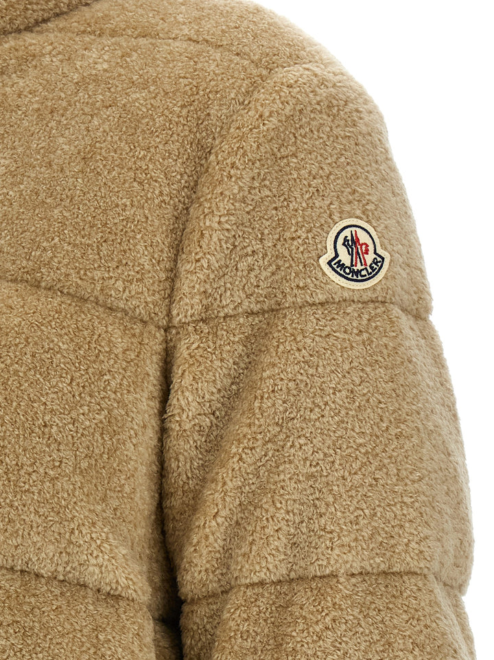 Moncler Cedre Puffer Jackets - Beige | f4b19550e8cf6b688f365e5026257f85eba7255f