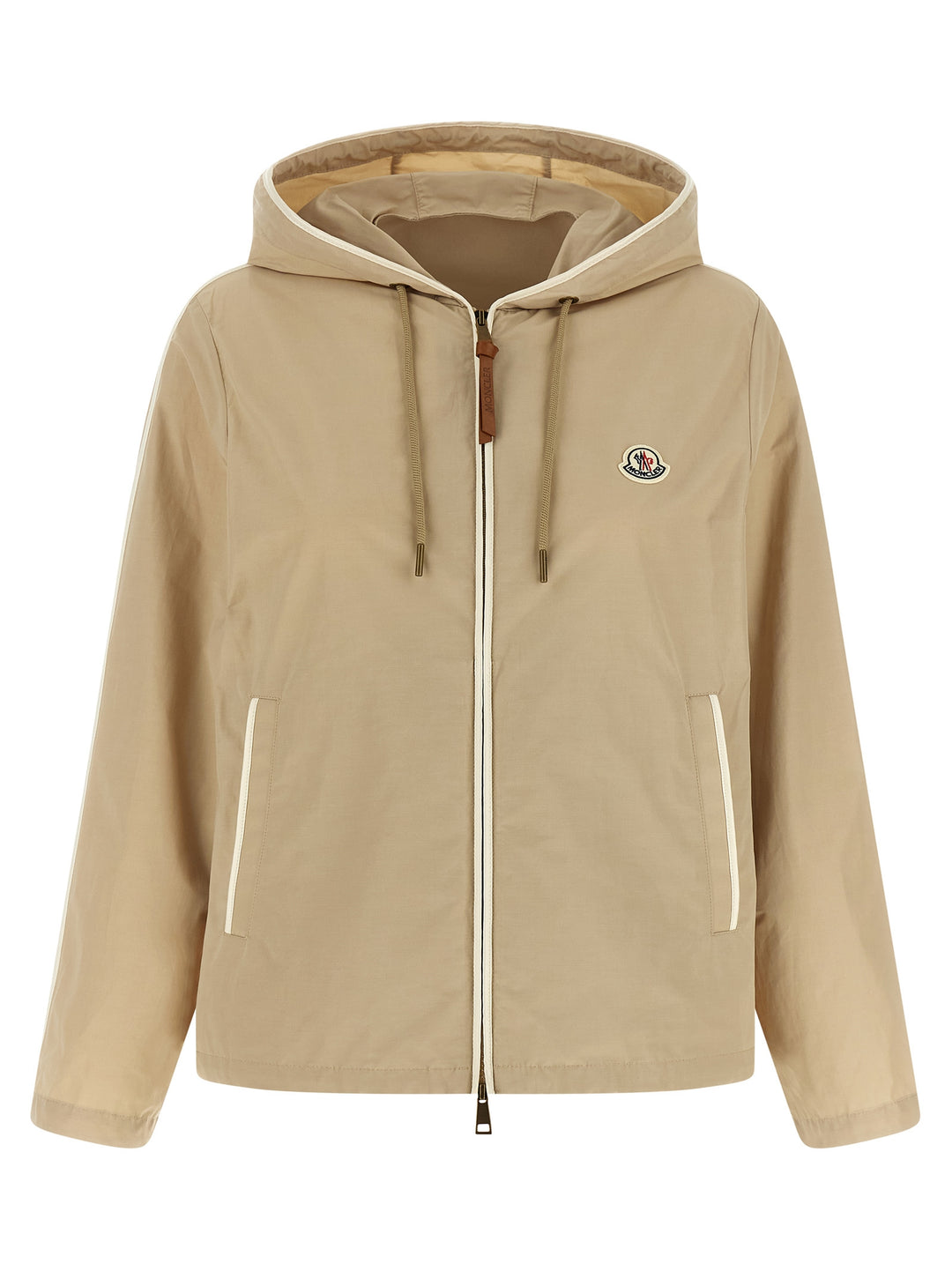 Moncler Sarracenia Puffer Jackets - Beige | 5791fdea3808f40cfafe1e809d7df72784b054e6
