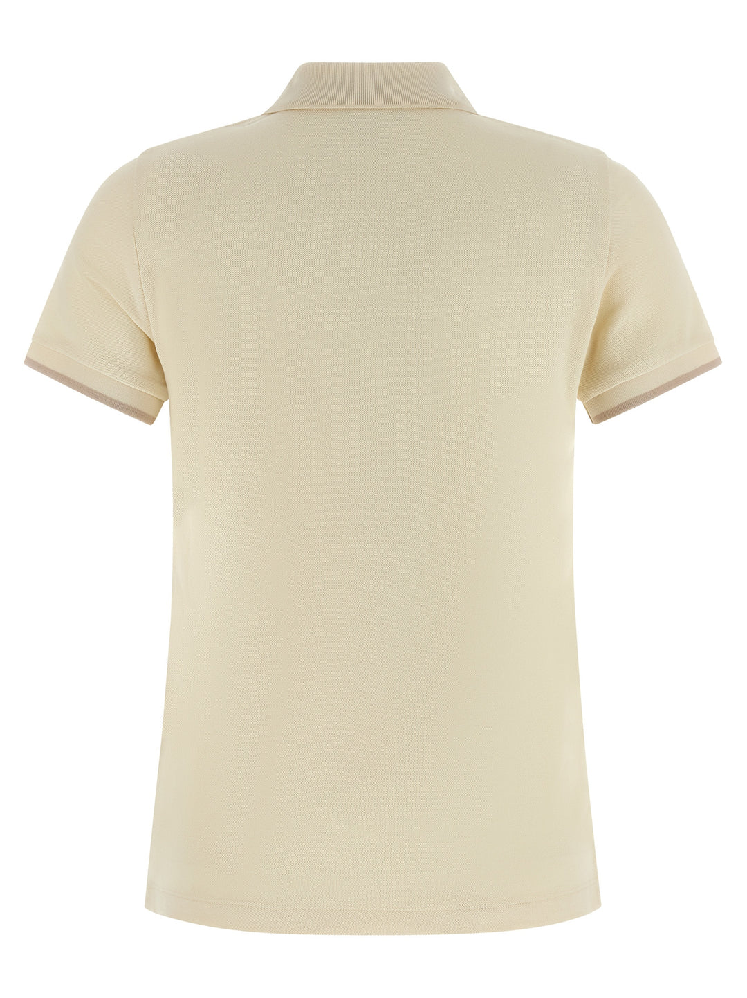 Moncler Logo Patch  Shirt Polo - Beige | 3a09a542cb2a8ac5316d3dd2dcfd5060c9bc34b7