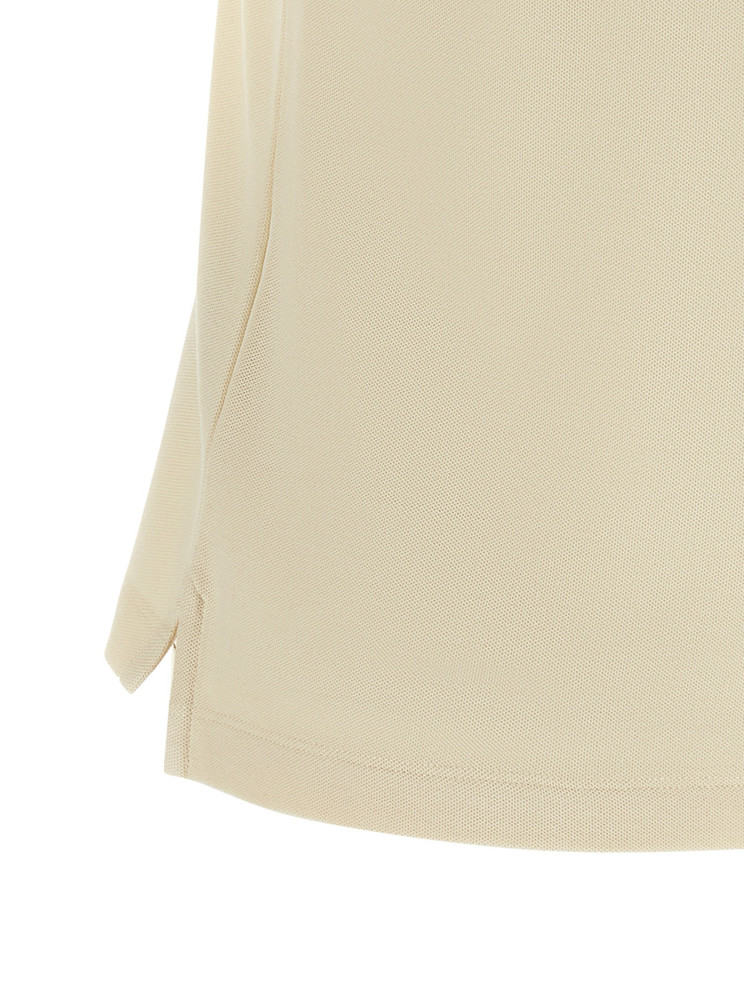 Moncler Logo Patch  Shirt Polo - Beige | c402678f5dc420c38f16057dc4b4ba63a68676c4