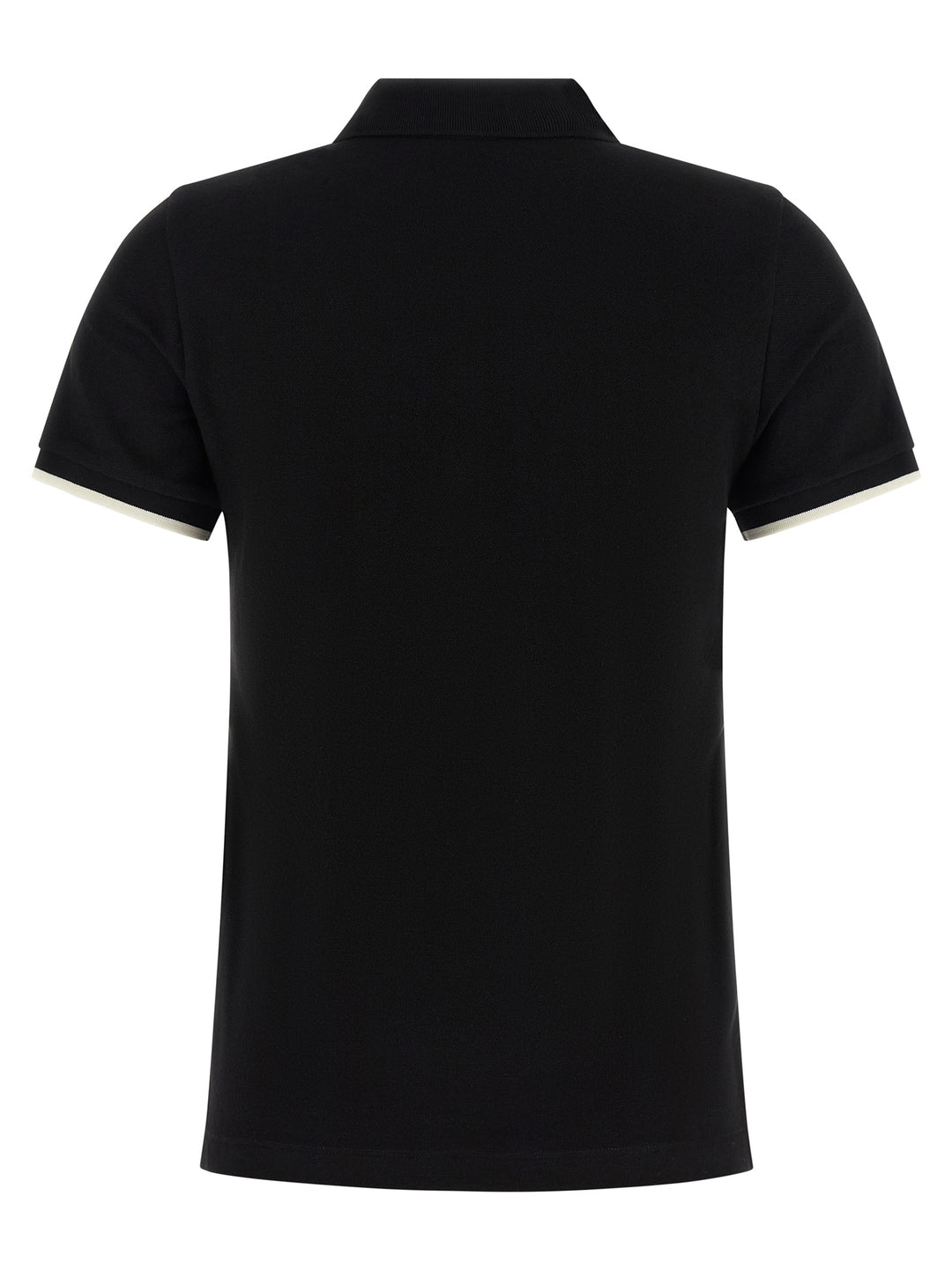 Moncler Logo Patch  Shirt Polo - Black | a33bb92ac60fe87865765888ad20471936fe2348