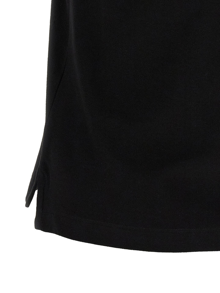 Moncler Logo Patch  Shirt Polo - Black | 5bd2f0fde5ef555930da3092a081633a333e3718