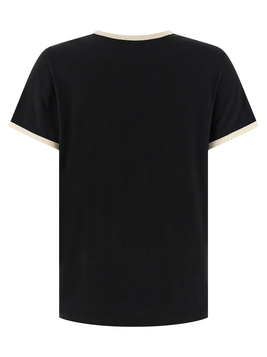 Moncler Flocked Logo T-shirt - Black | 0d891b0751c2a992b58fceec1dc052e00e3e033a