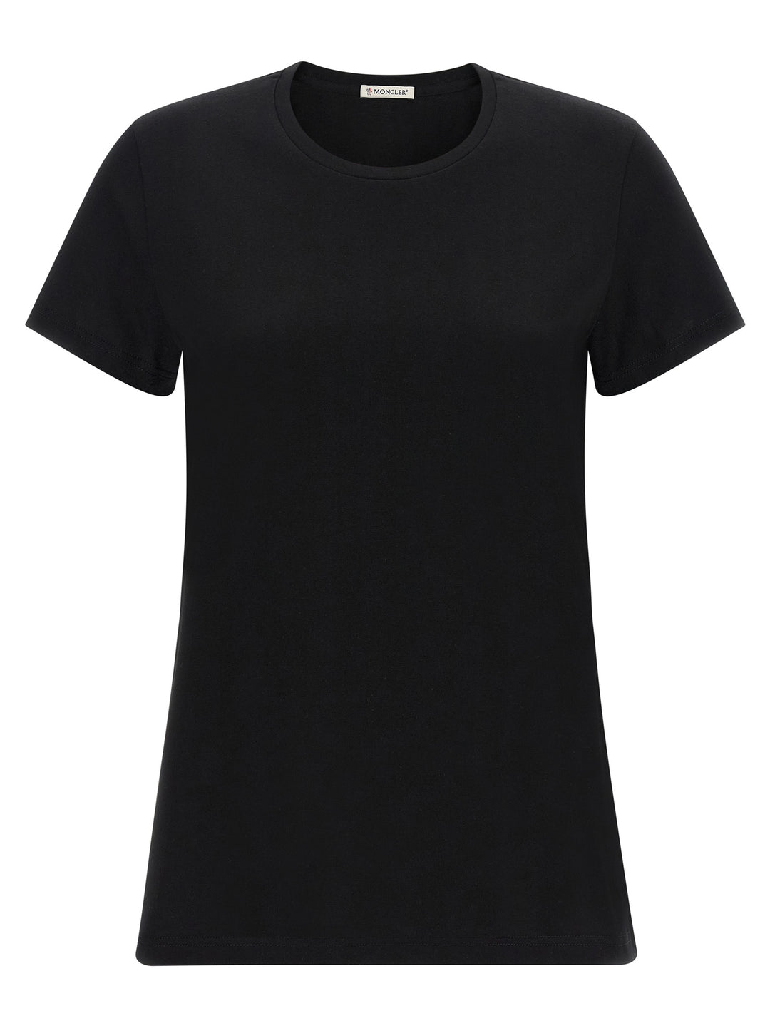 Moncler Logo Patch T-shirt - Black | f73cb35b2fd6aa6f7eb62c5bc18892fe4b90b8cd