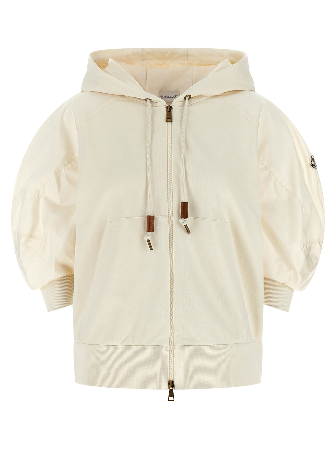 Moncler Hoodie Sweatshirt - White | 7abe76de42e36650030b5fb405752698bb66faf4