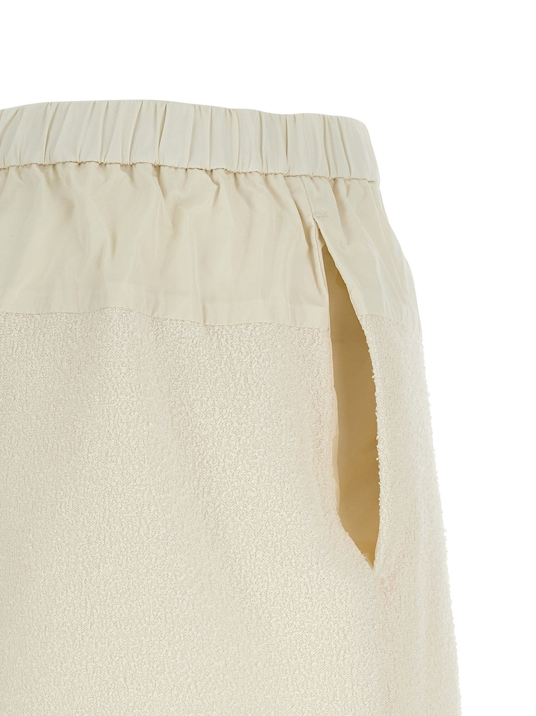 Moncler Bouclé Shorts Bermuda and Short - White | f905f5db274dc7d85693ec925ba01c1e19ea8d0d
