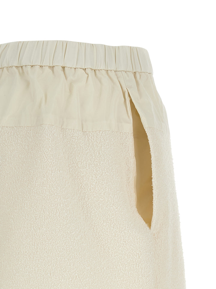 Moncler Bouclé Shorts Bermuda and Short - White | f905f5db274dc7d85693ec925ba01c1e19ea8d0d
