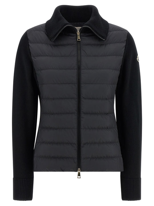 Padded Cardigan Sweaters And Cardigans Black