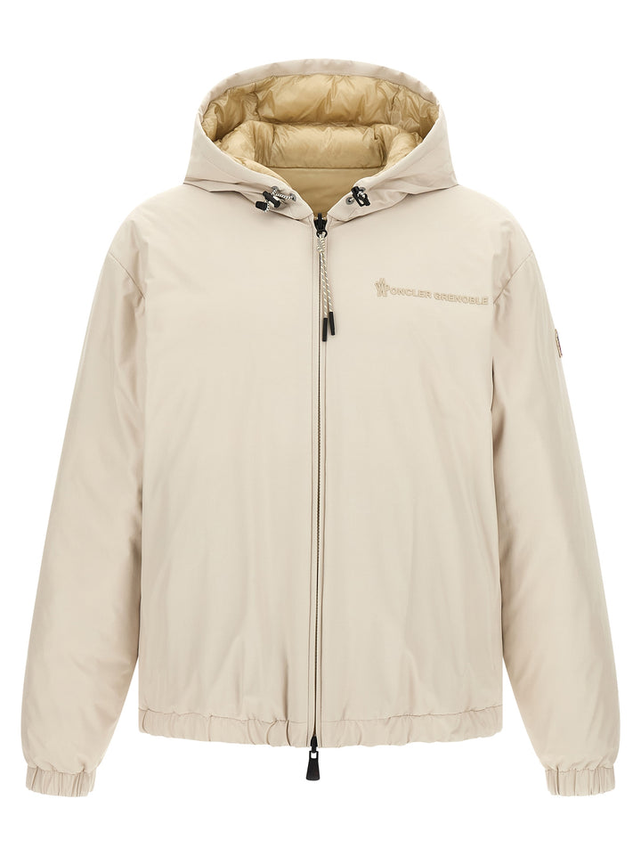 Moncler Grenoble Berguns Puffer Jackets - White | 8335492425f279ac492d7a627d75e8ec453f445e
