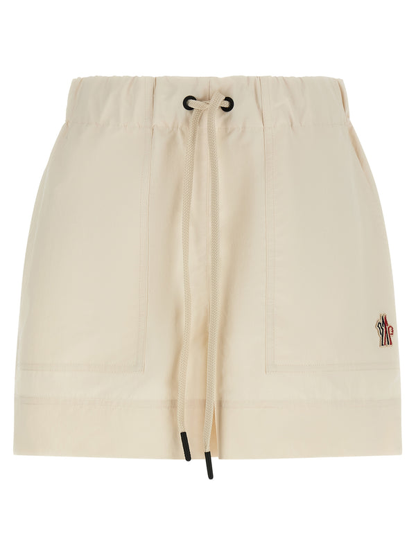 Technical Froissé Shorts Bermuda And Short White