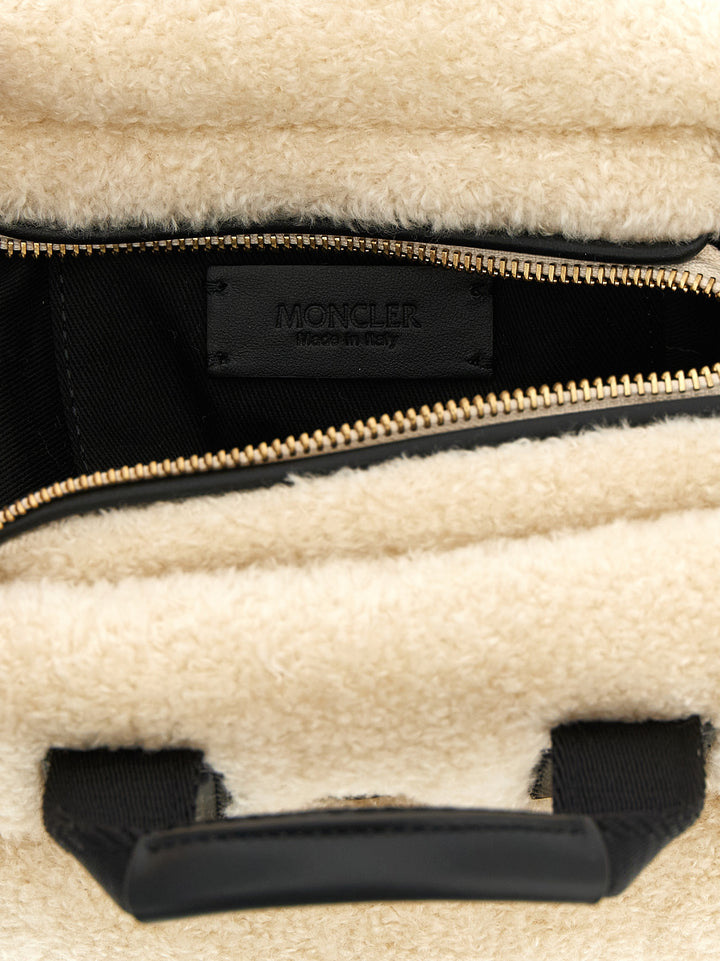 Moncler Micro Caradoc Hand Bags - Beige | 230f179738c5c43cc60afac91b37a288d88b13a8