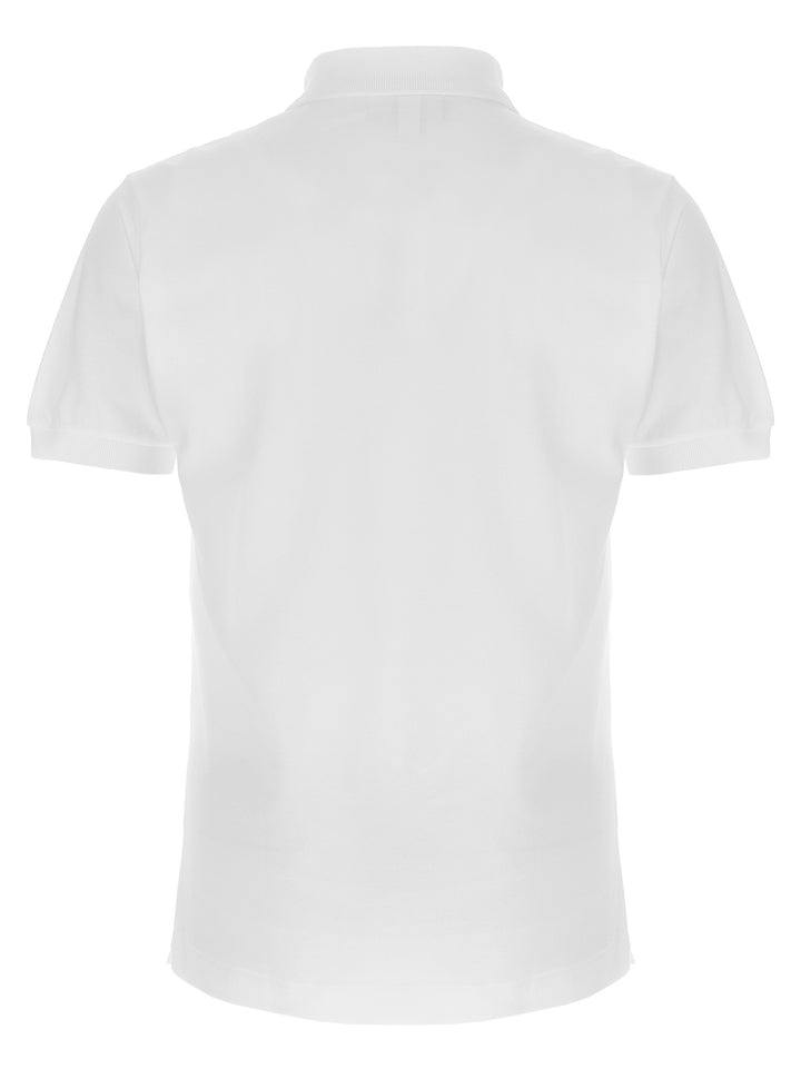 Lacoste Logo Patch  Shirt Polo - White | 12600721a883f70b2264e6796790d1e087c49067