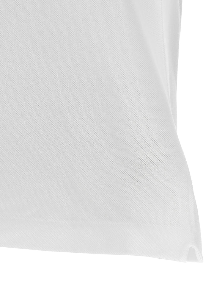 Lacoste Logo Patch  Shirt Polo - White | 31107ce590c4c5b76e03734dca822fbcd2703cfe