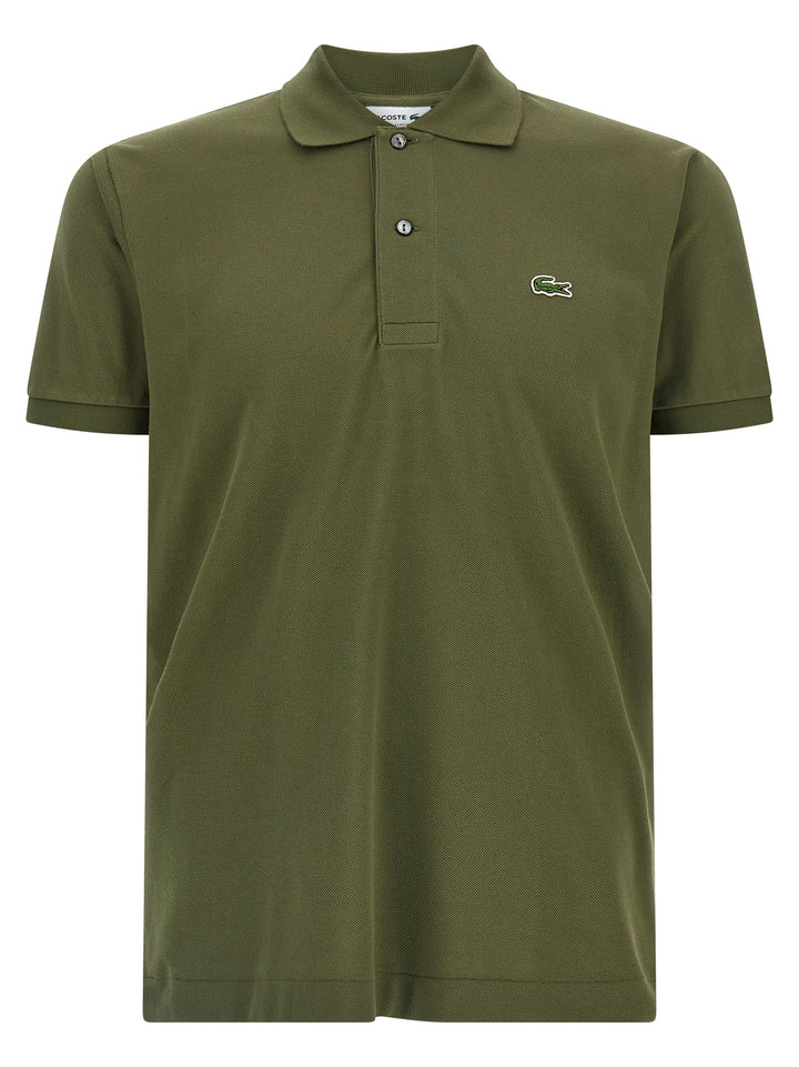 Lacoste Logo Patch  Shirt Polo - Green | 4bc9364332871323ab8035dda6af821bdacb9180