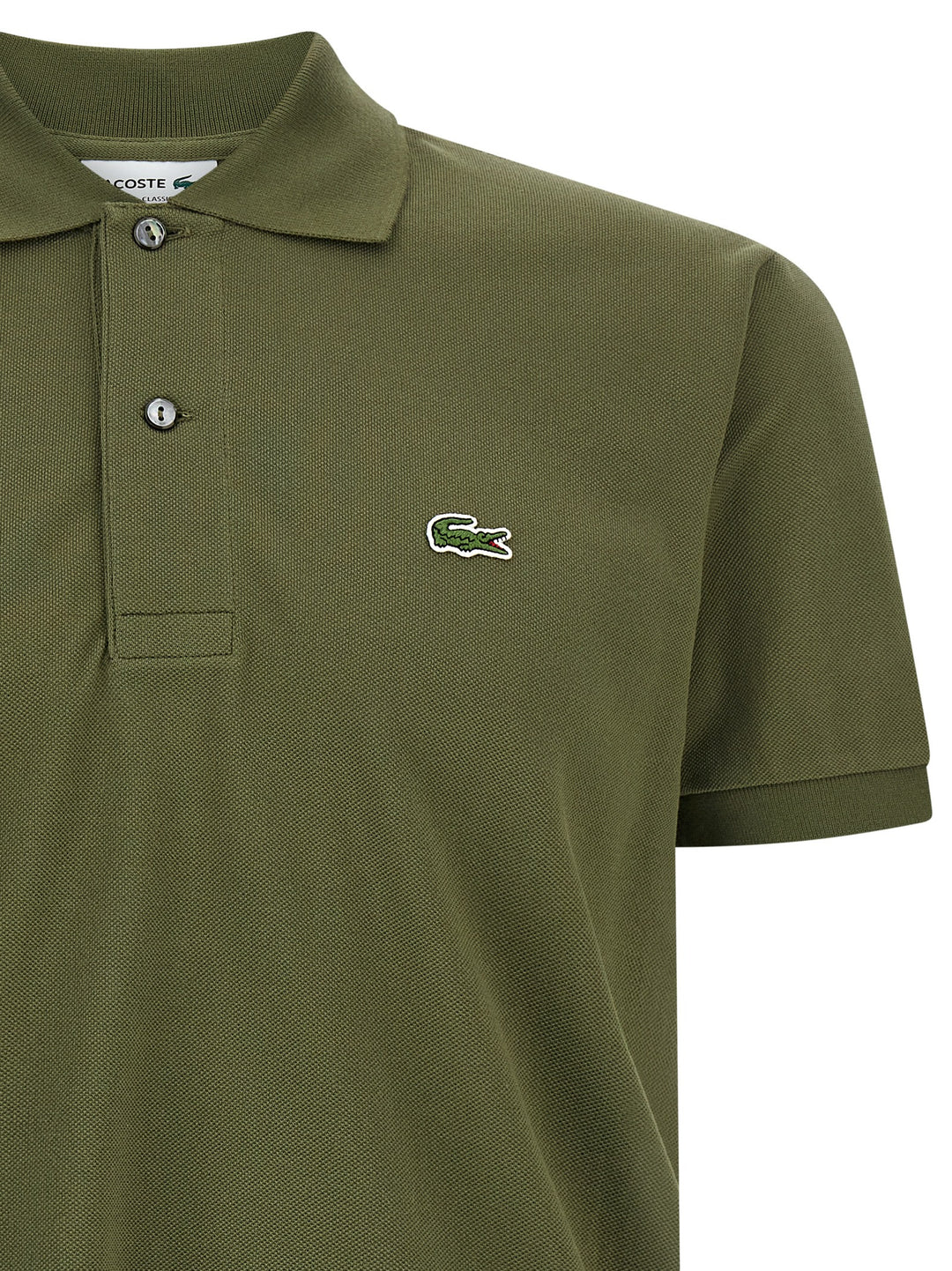 Lacoste Logo Patch  Shirt Polo - Green | ab978511ce79931ce3b5444dee6354811fefccb4
